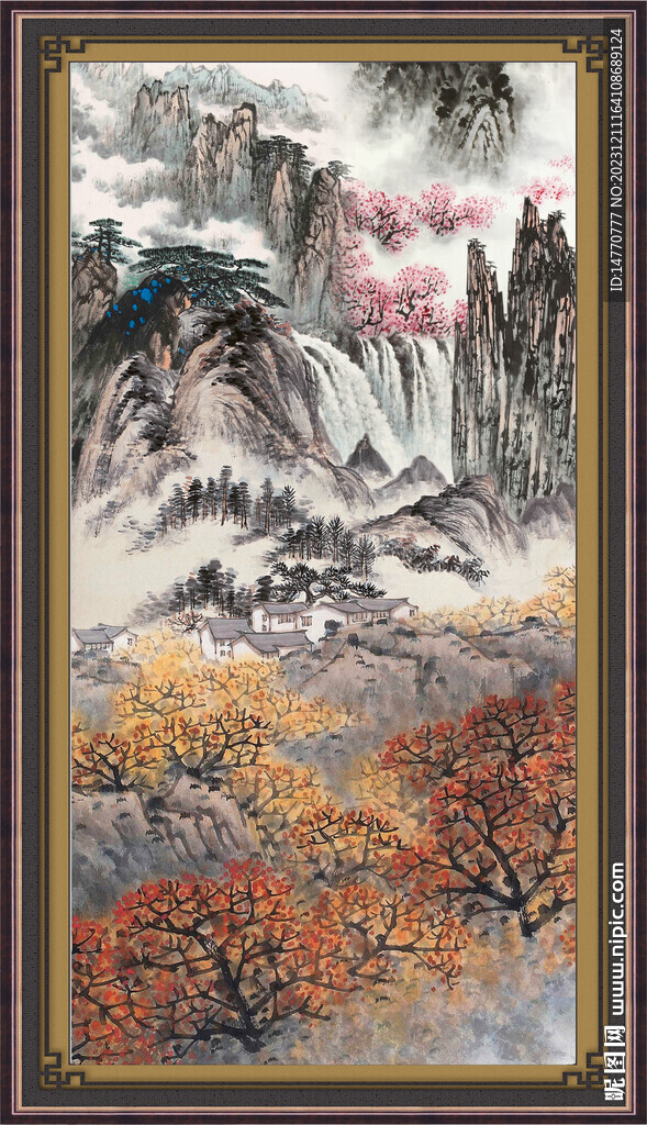 办公室山水画