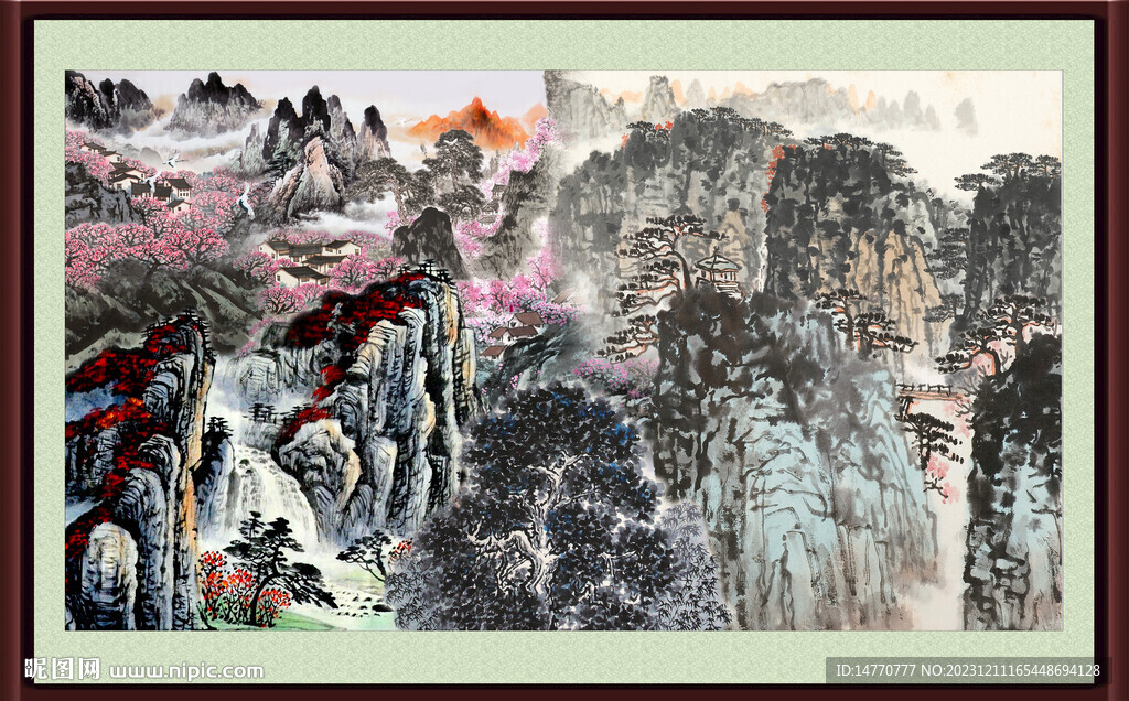 办公室山水
