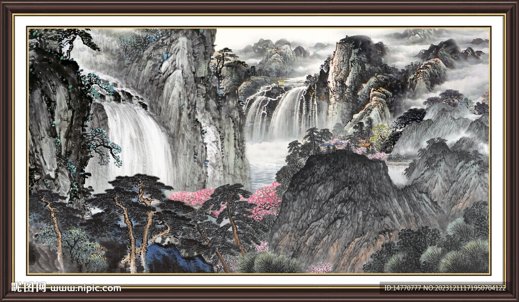 办公室山水画 