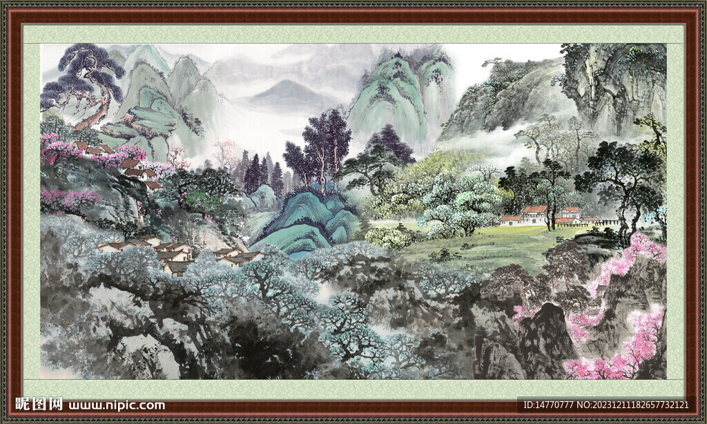 客厅山水画