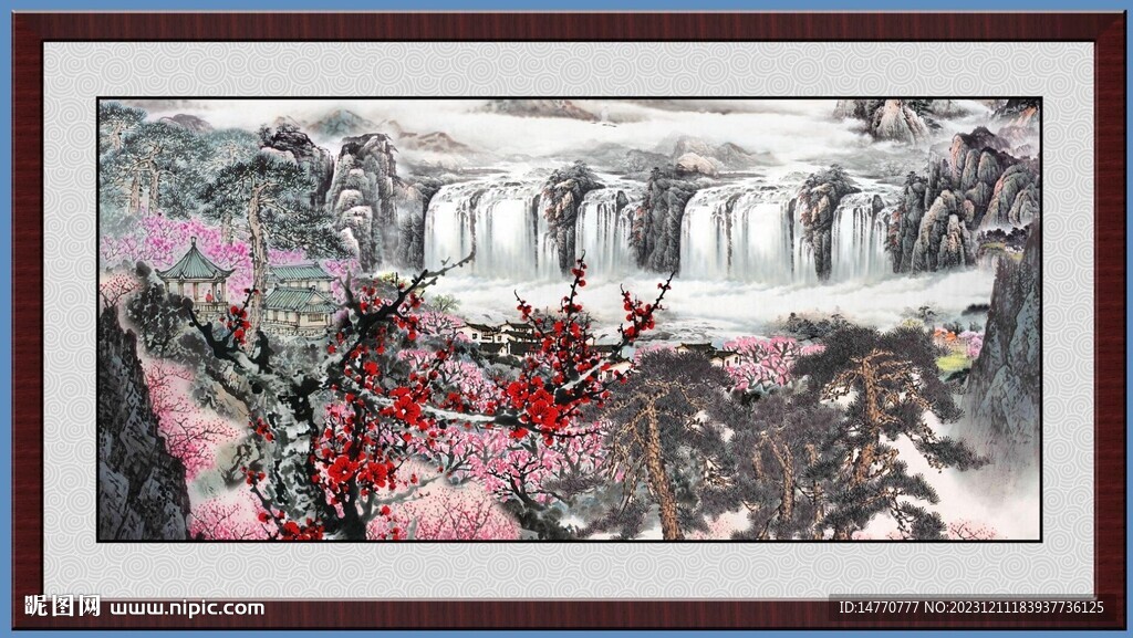 客厅山水画