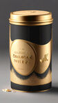 奶粉罐 包装设计 金色水晶格 简约 大气 设计感