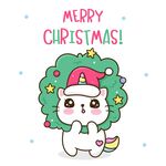 圣诞节独角兽