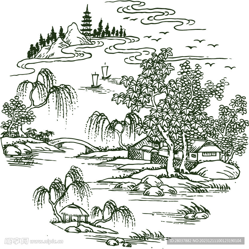 山水