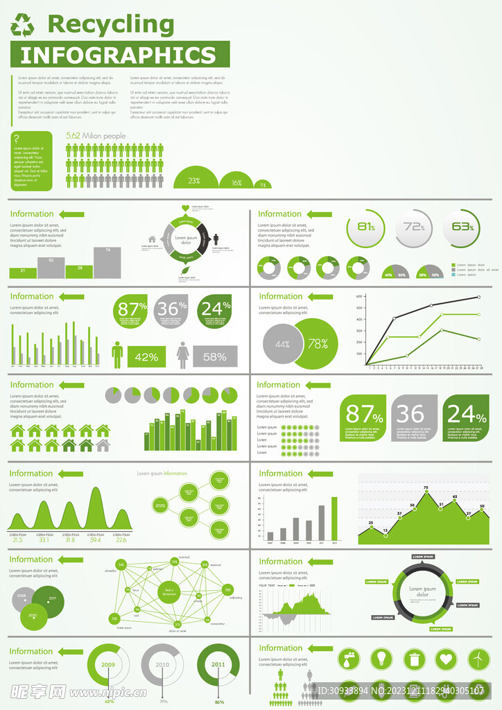 环保信息图表设计