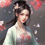 古风汉服花型