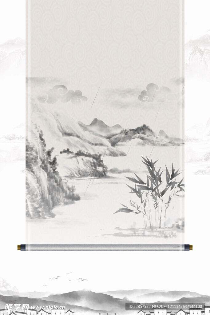 水墨古典图          