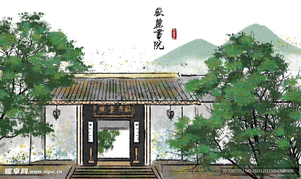 水墨古典图          