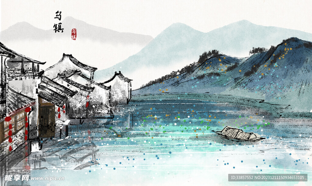 水墨古典图          