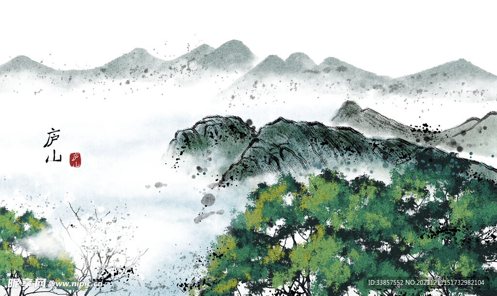 水墨古典图          