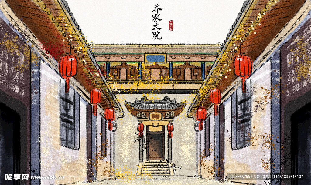 水墨古典图          