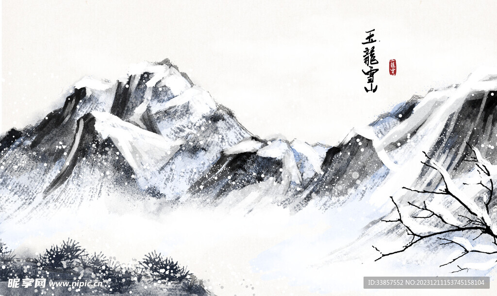 水墨古典图          