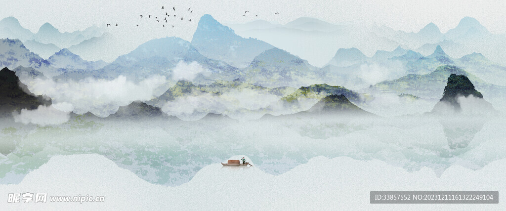 水墨古典图          