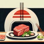 日式烤肉，质感