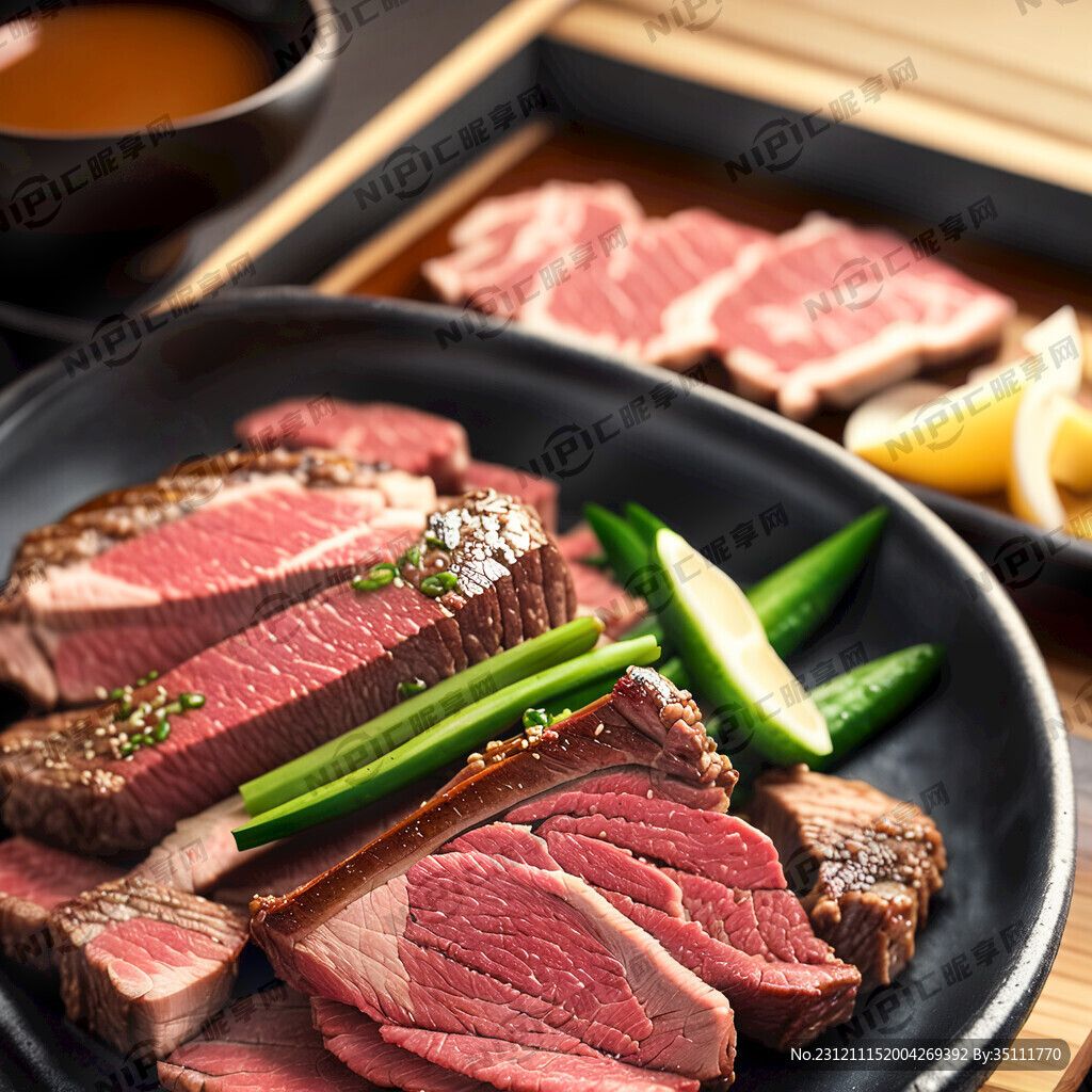 日式烤牛肉 质感 薄款 嫩滑