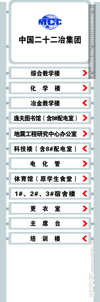 导向牌