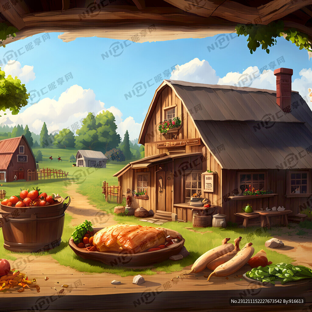 农家乐家的味道设计风格