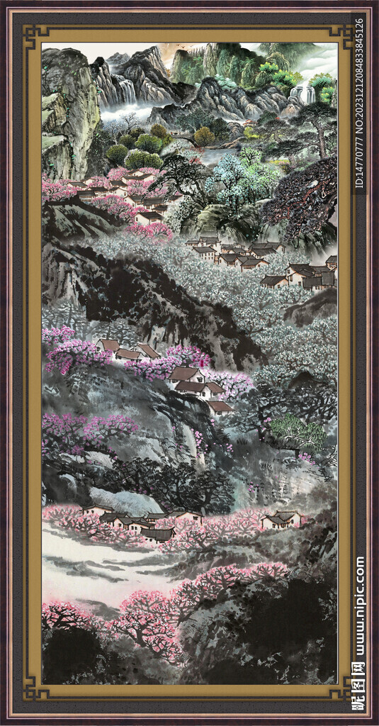 办公室山水画 
