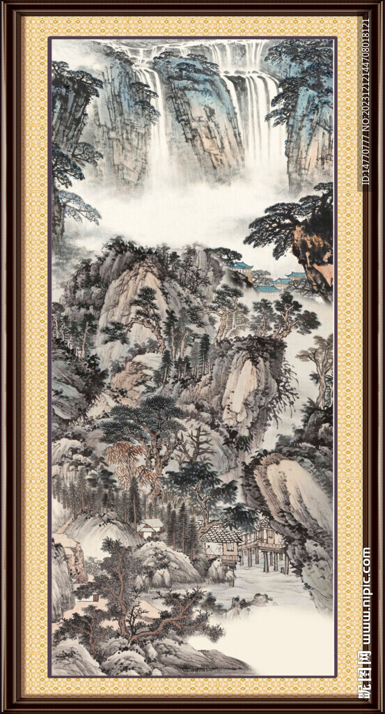巨幅山水画 
