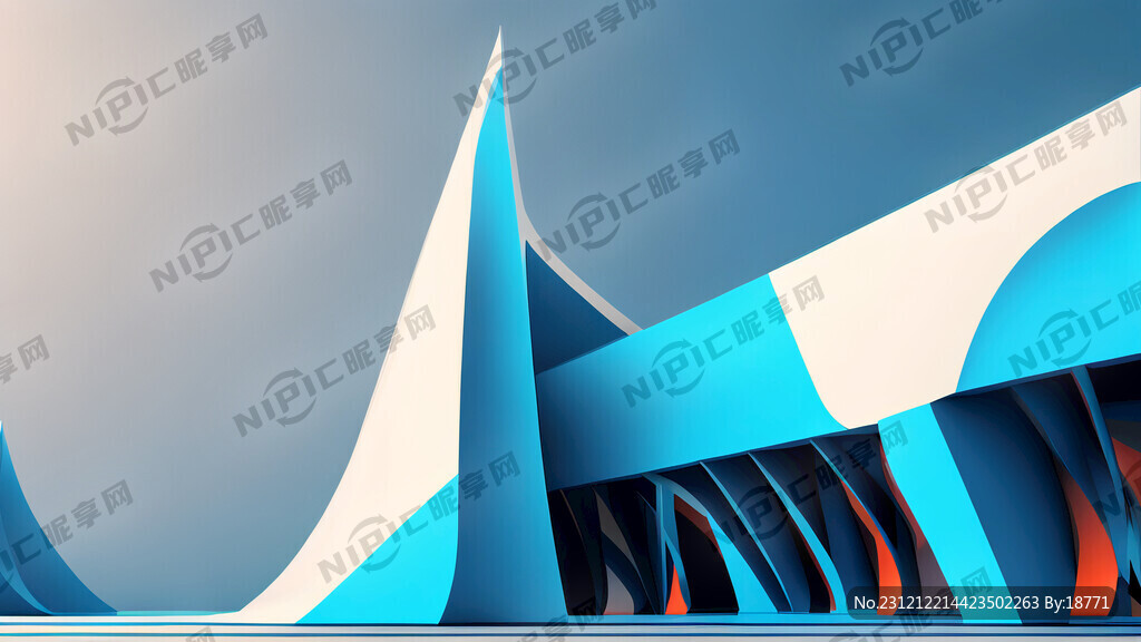 结构设计大赛大会 蓝色背景