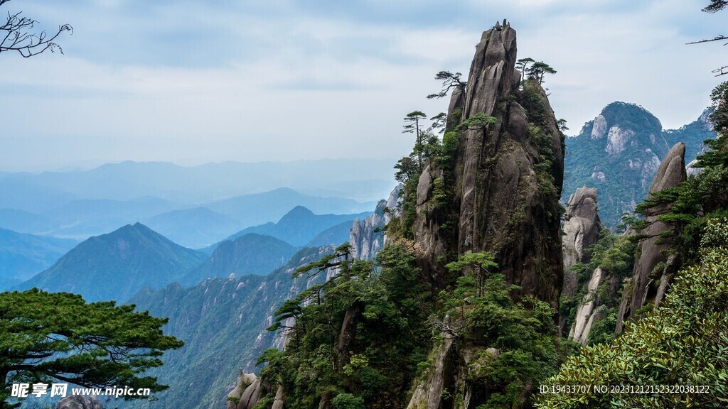 江西三清山优美风景