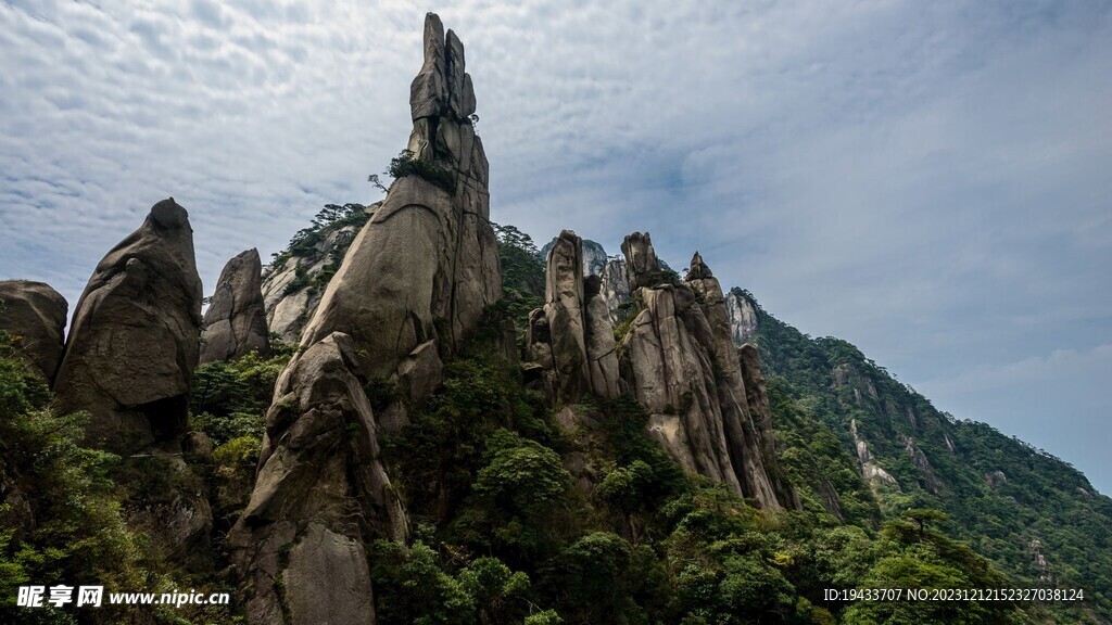 江西三清山优美风景 