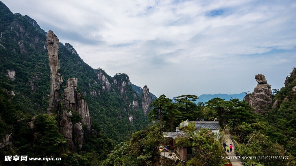 江西三清山优美风景 