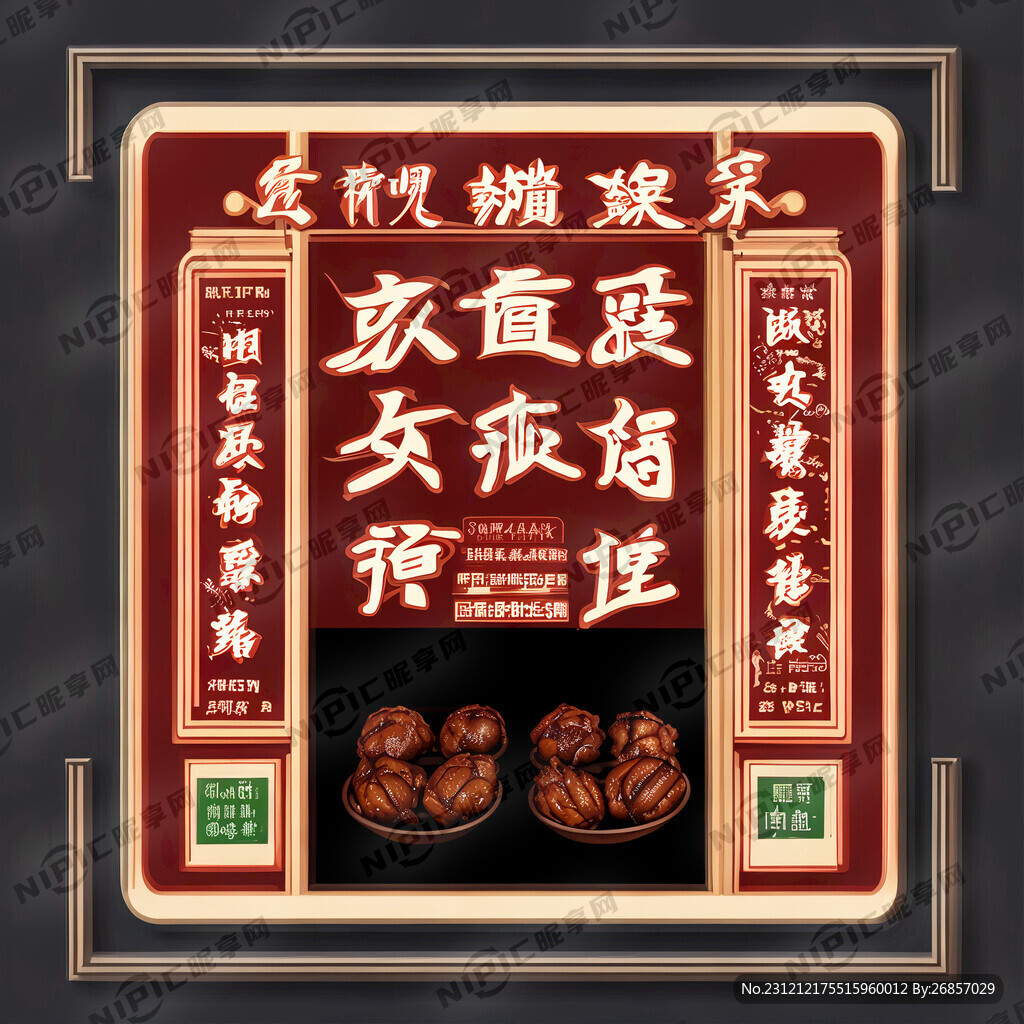 广式烧腊卤味  餐厅招牌 