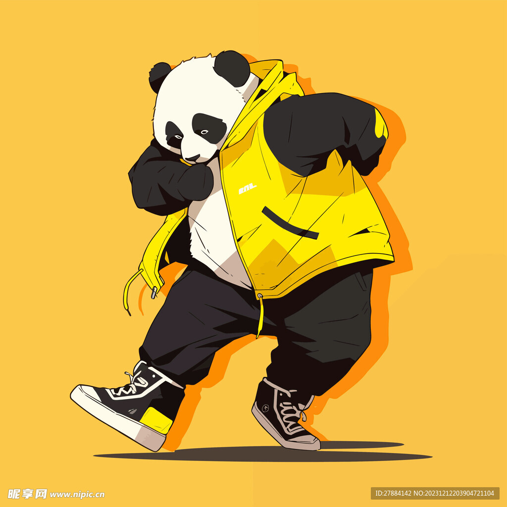 卡通大熊猫