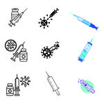 医疗插画icon