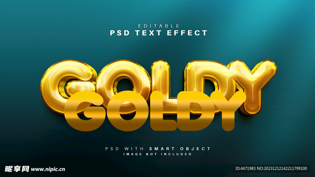 3D字体效果 