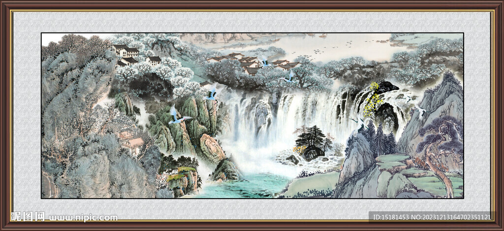 山水画 