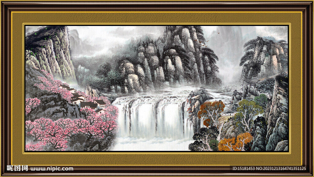 中国画山水