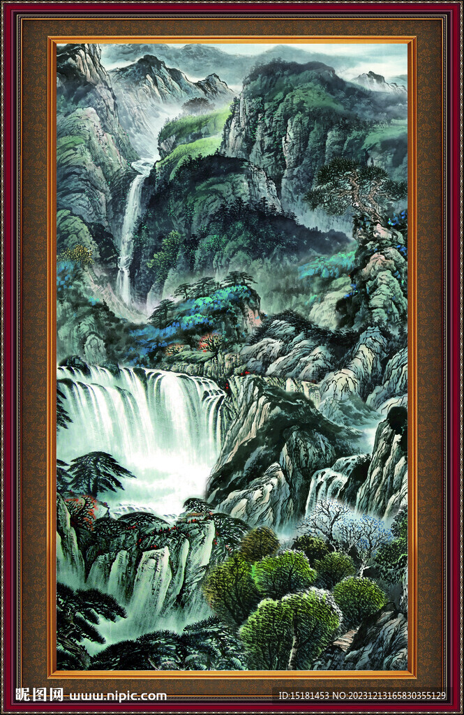 中国画山水