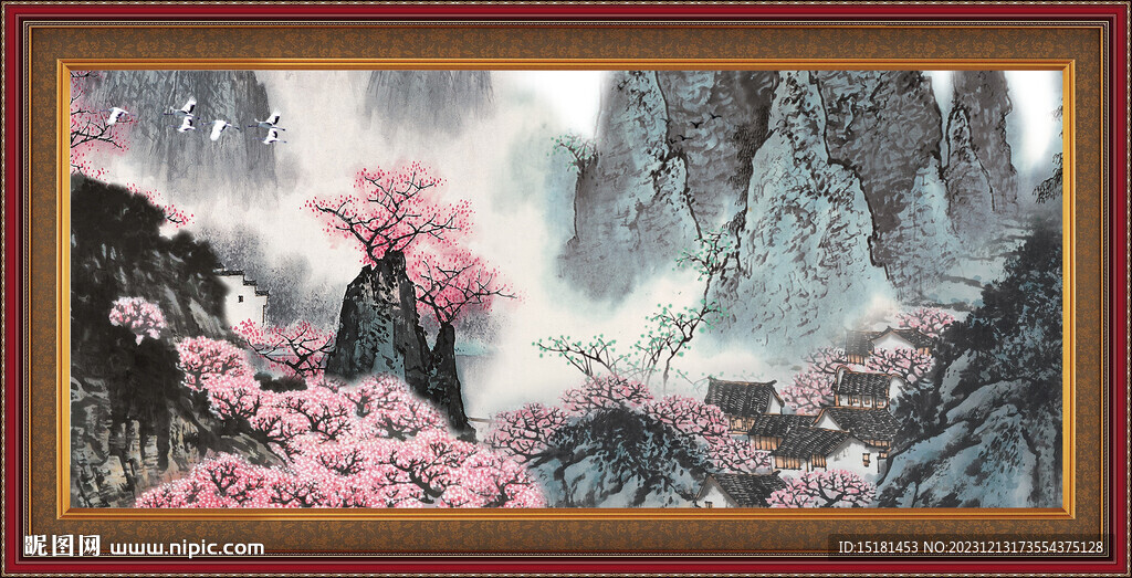 中国画山水
