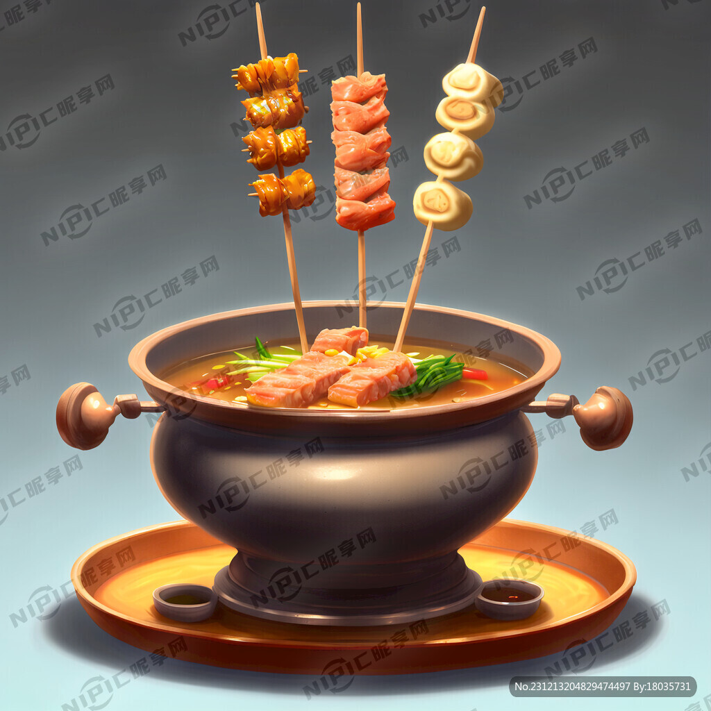 串串火锅  灌汤包