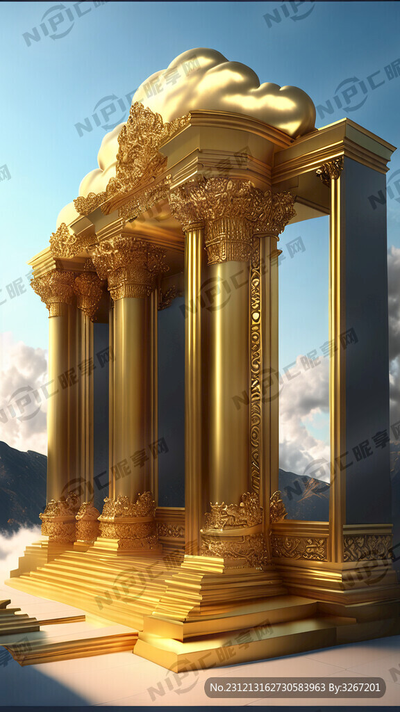 金色连廊 祥云