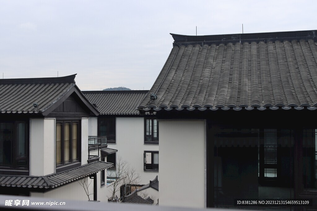 中式房子屋顶