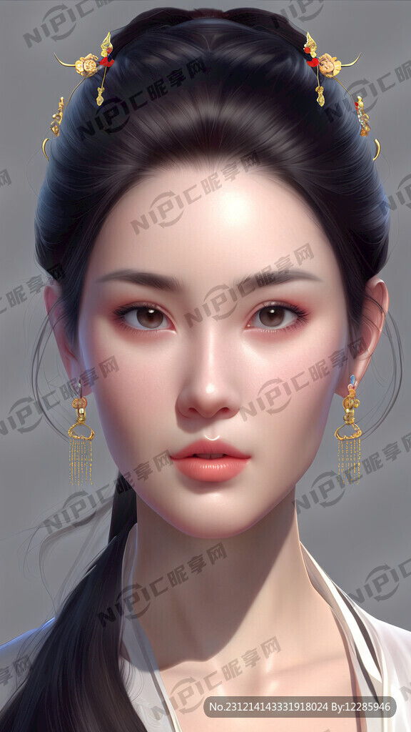 美女正脸