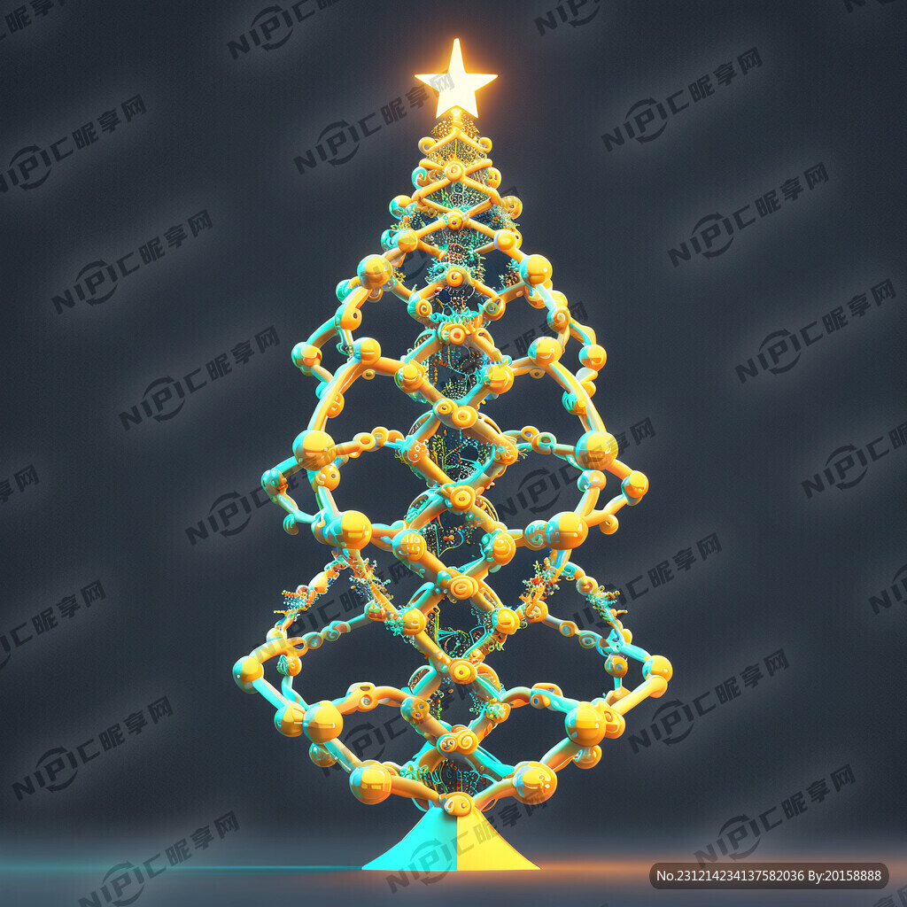 单链基因生物医学元素构成圣诞树