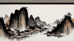 中国风山水画