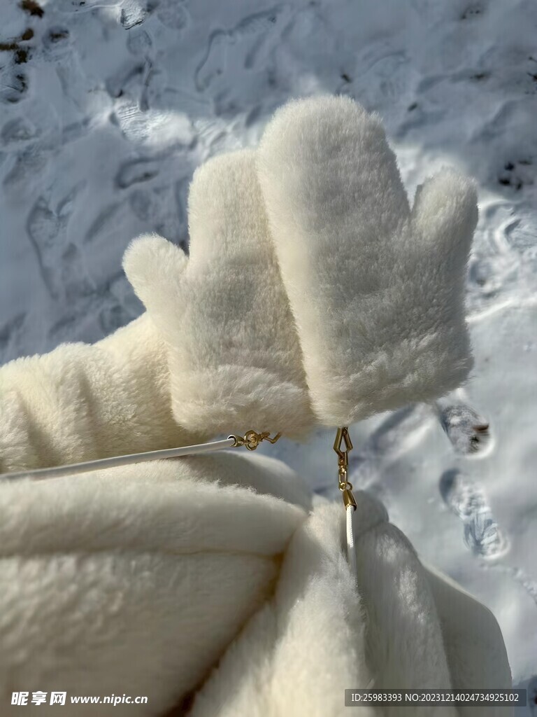 毛绒手套