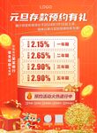 银行存款宣传海报
