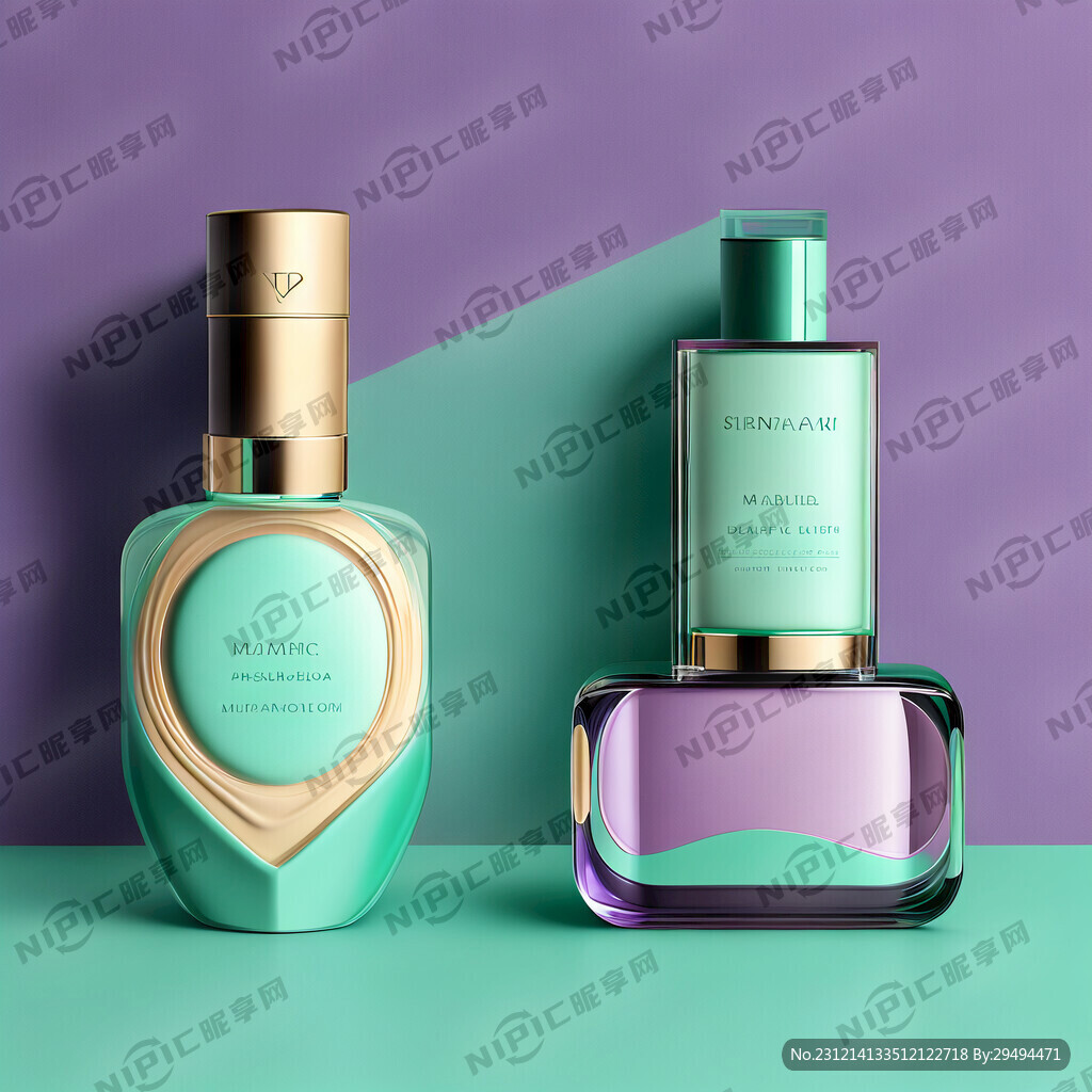 化妆 产品设计轻奢风