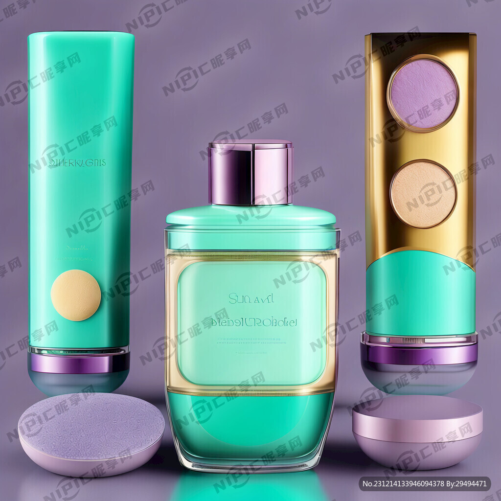 化妆 产品设计轻奢风
