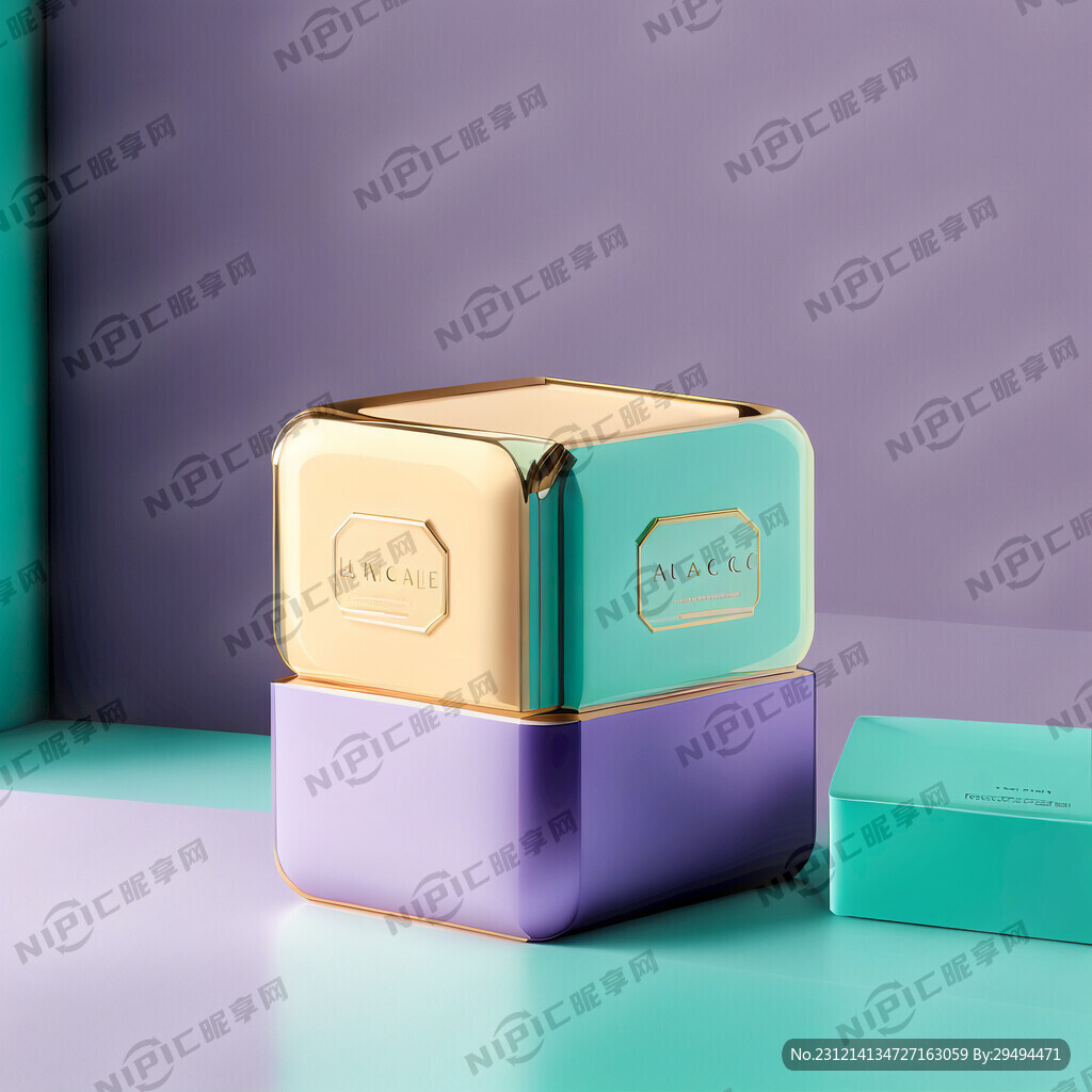化妆品盒子 产品设计轻奢风