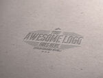 LOGO纸张效果样机