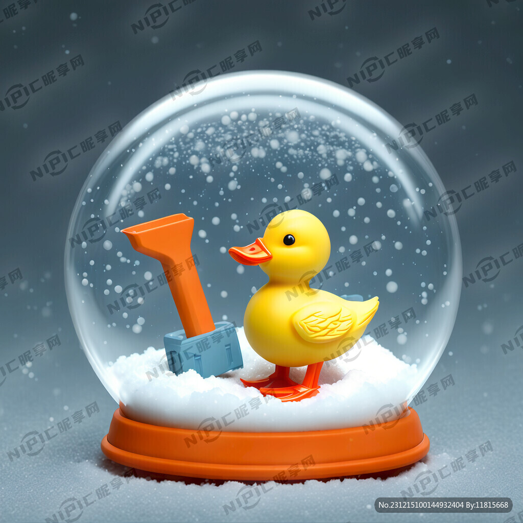儿童雪球夹玩具雪球夹子小鸭子夹