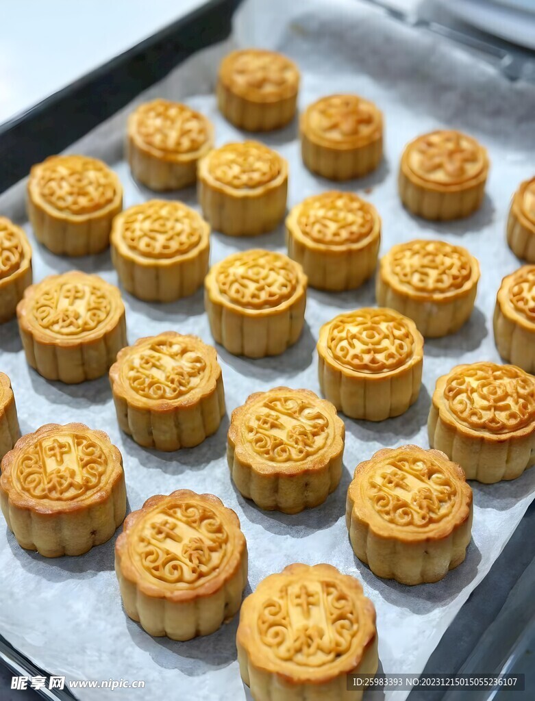 坚果月饼
