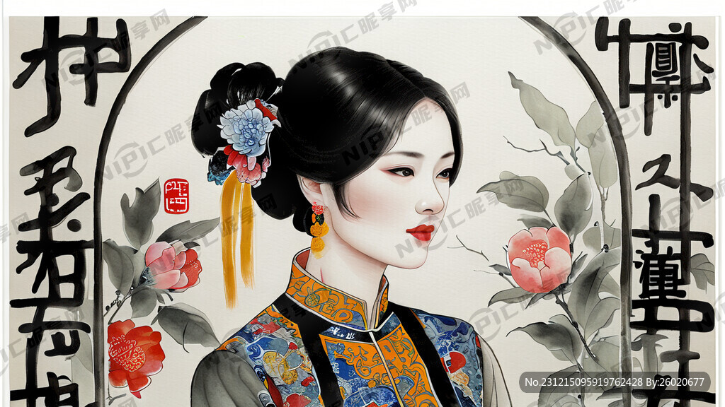 百家姓做旧效果